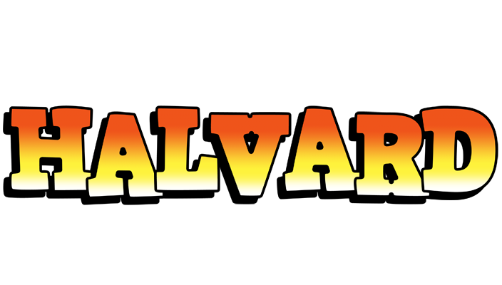 Halvard sunset logo