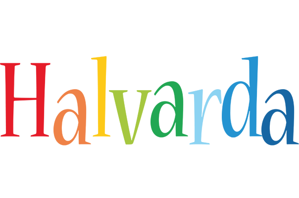 Halvarda birthday logo