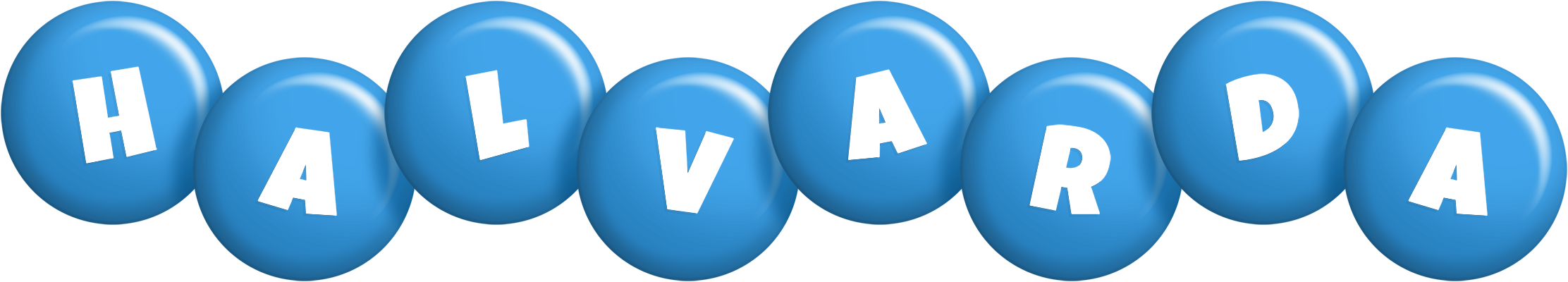 Halvarda candy-blue logo
