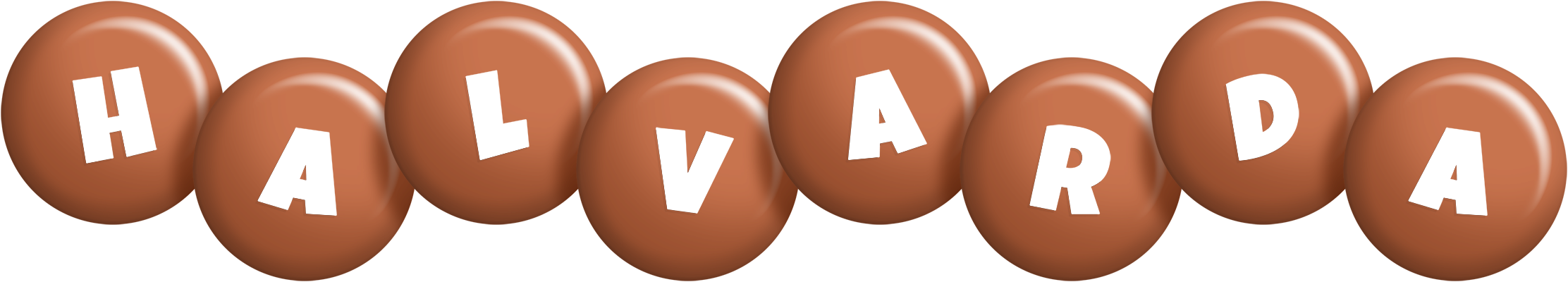 Halvarda candy-brown logo