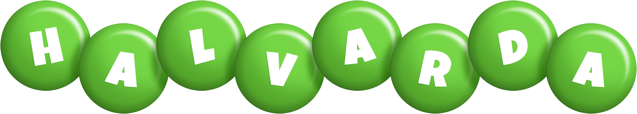 Halvarda candy-green logo