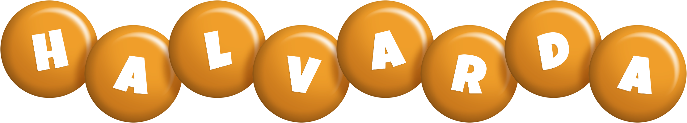 Halvarda candy-orange logo