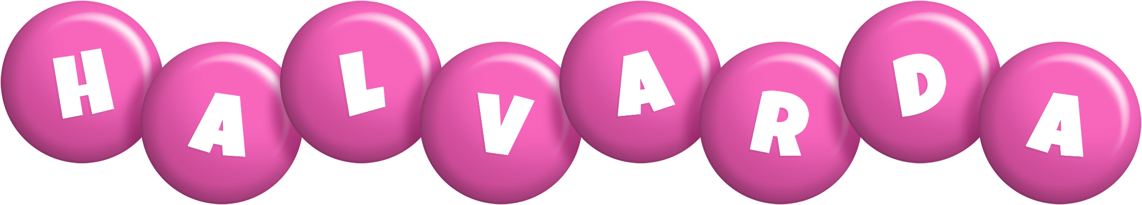 Halvarda candy-pink logo