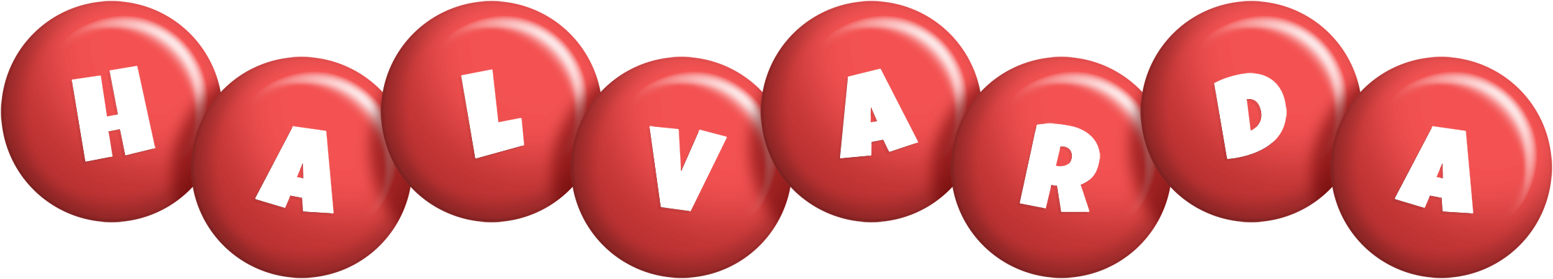 Halvarda candy-red logo