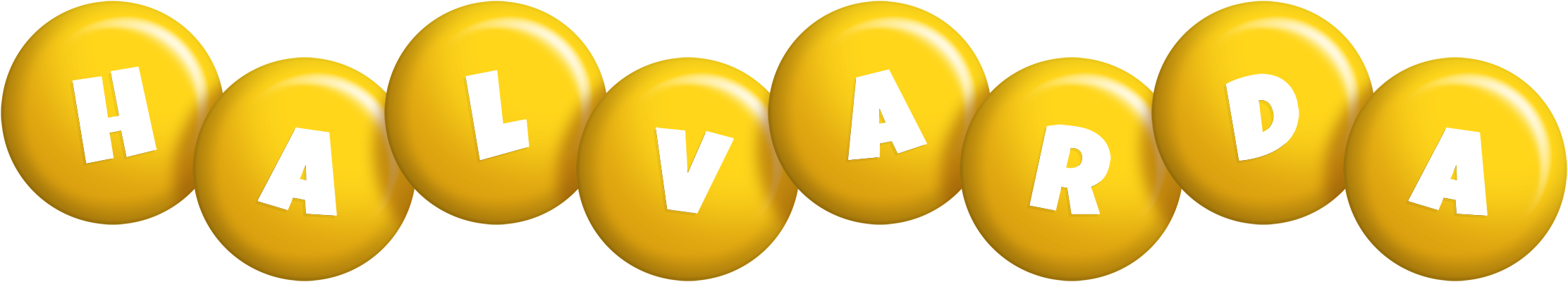 Halvarda candy-yellow logo