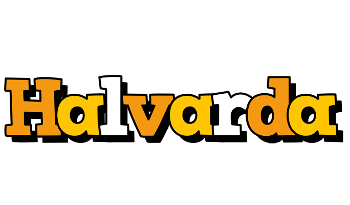 Halvarda cartoon logo