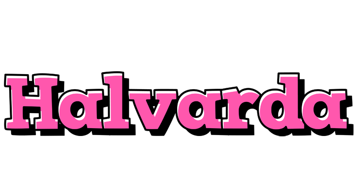 Halvarda girlish logo