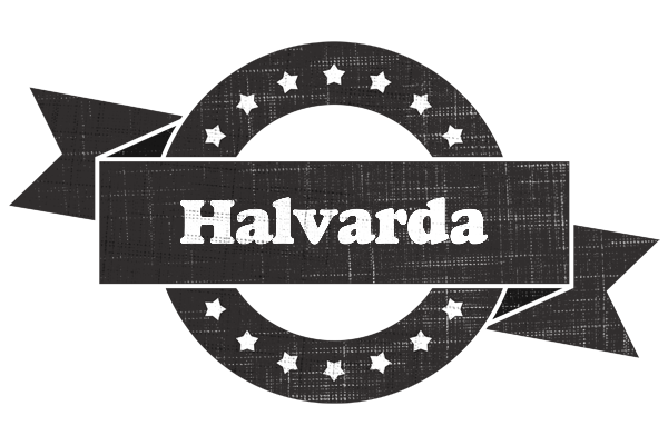 Halvarda grunge logo