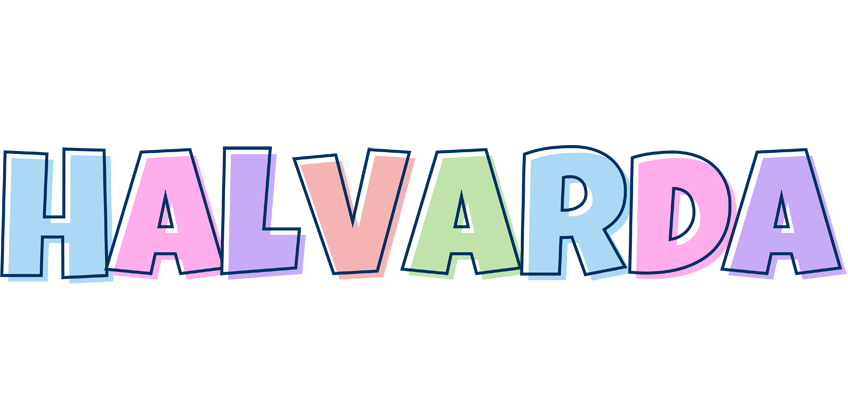 Halvarda pastel logo