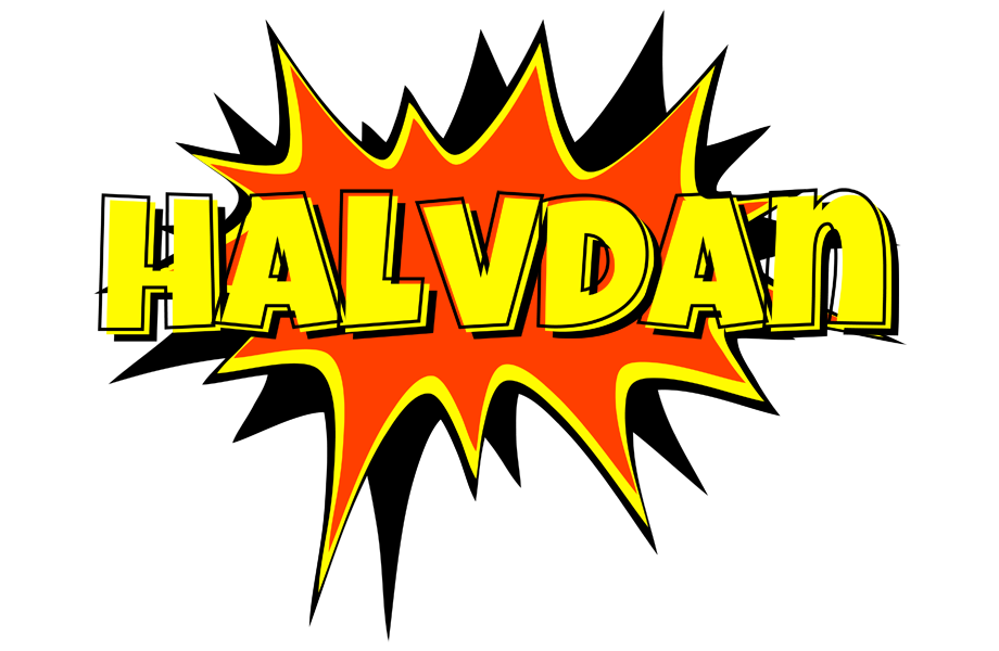 Halvdan bazinga logo