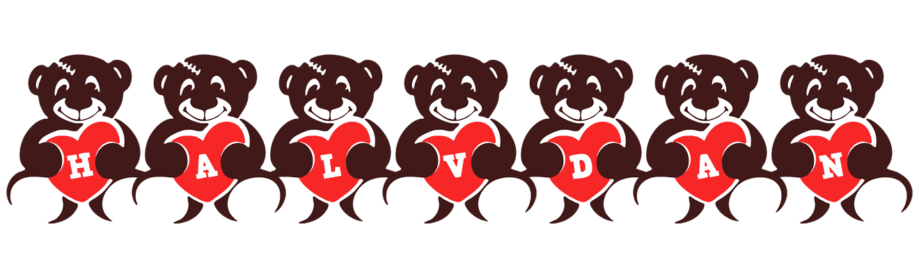 Halvdan bear logo