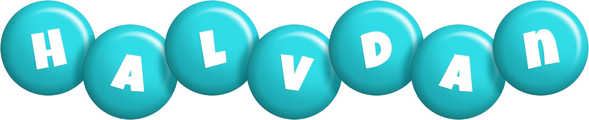 Halvdan candy-azur logo