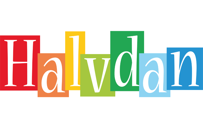 Halvdan colors logo