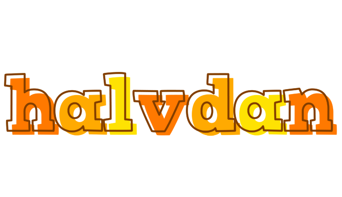 Halvdan desert logo