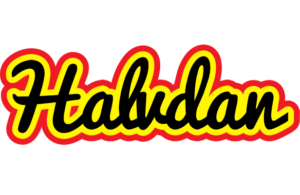Halvdan flaming logo