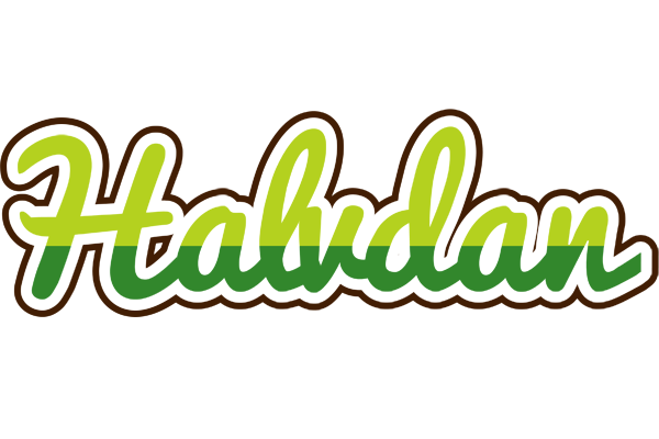 Halvdan golfing logo