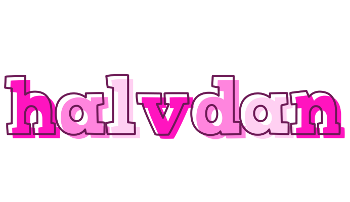 Halvdan hello logo