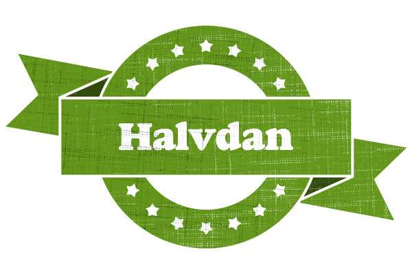 Halvdan natural logo