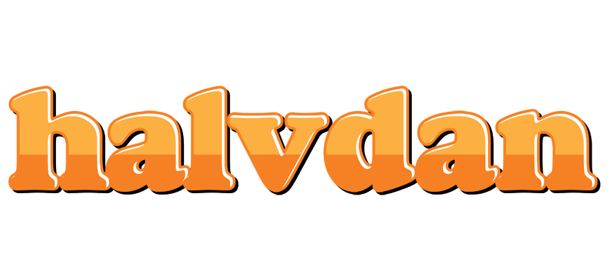 Halvdan orange logo