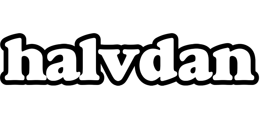 Halvdan panda logo