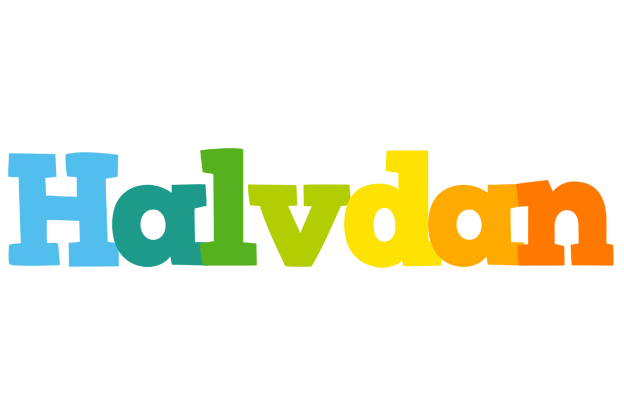 Halvdan rainbows logo