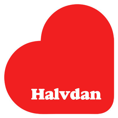 Halvdan romance logo