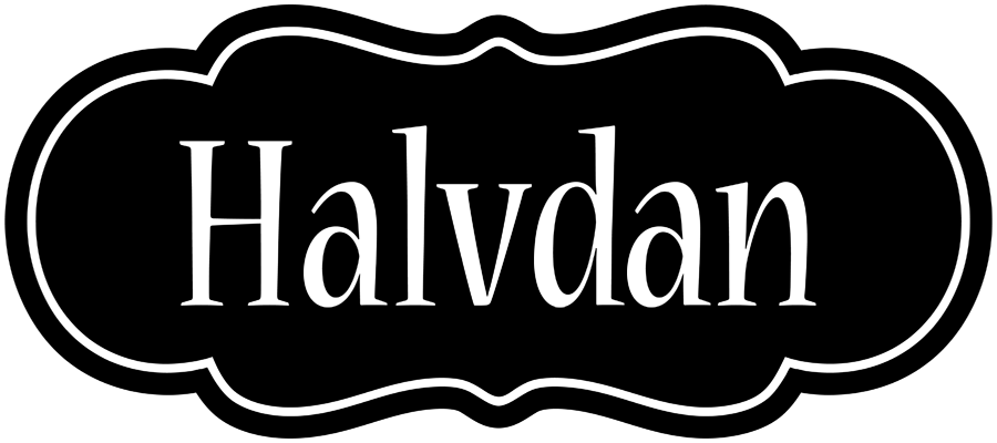 Halvdan welcome logo