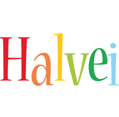 Halvei birthday logo