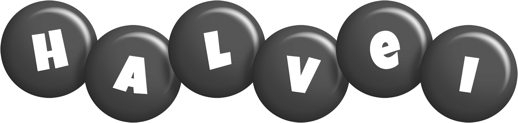 Halvei candy-black logo