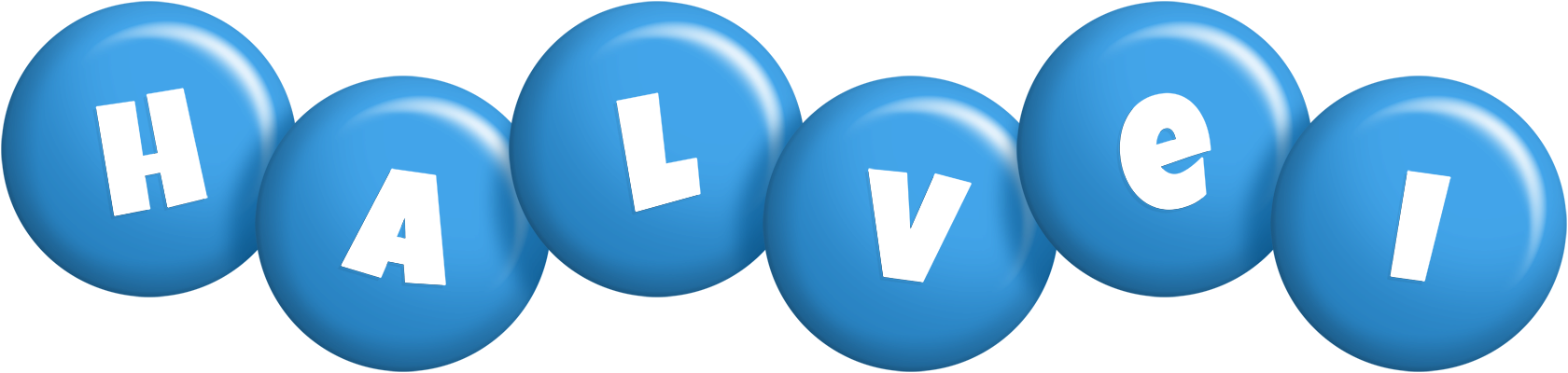 Halvei candy-blue logo