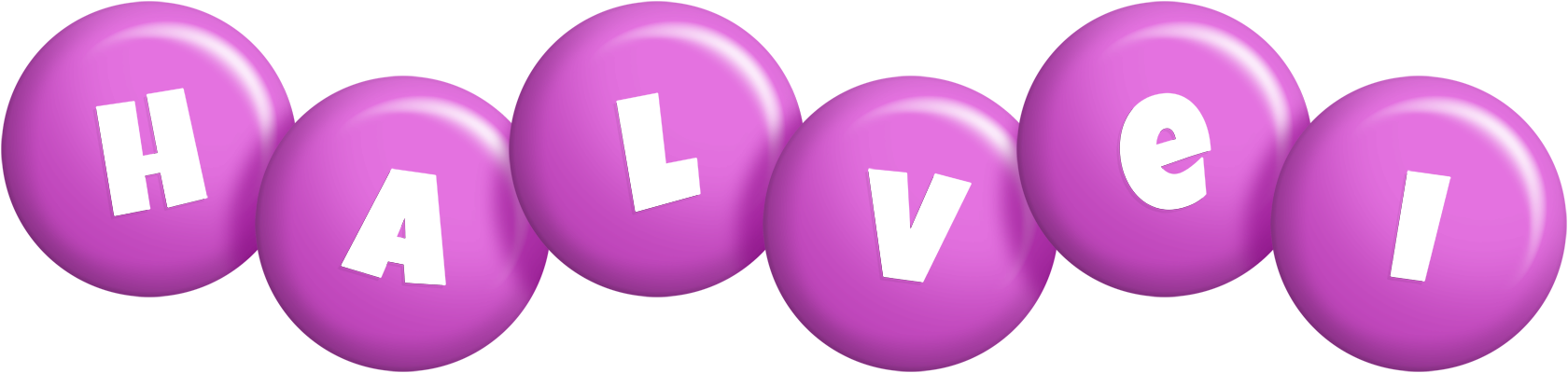 Halvei candy-purple logo