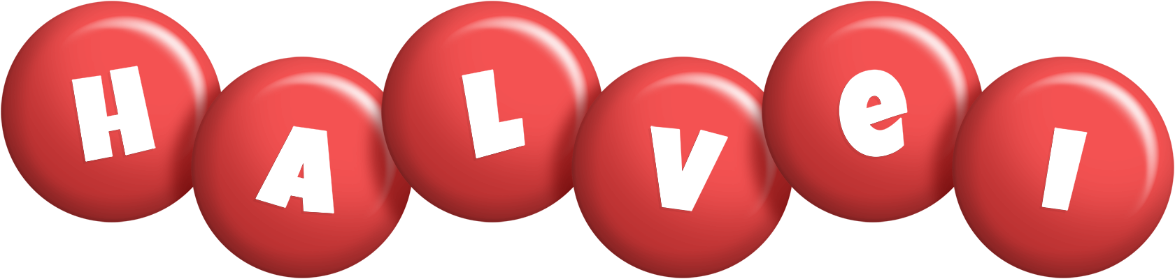 Halvei candy-red logo