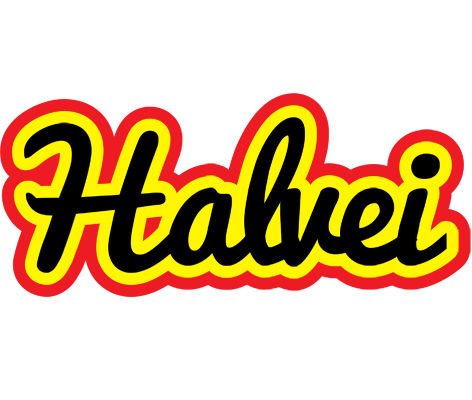 Halvei flaming logo