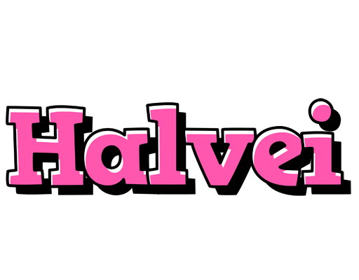 Halvei girlish logo