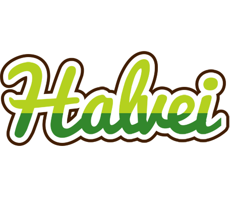 Halvei golfing logo