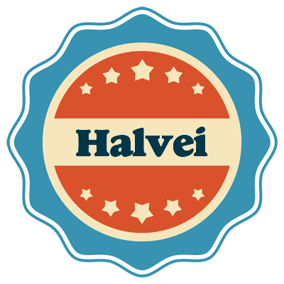 Halvei labels logo