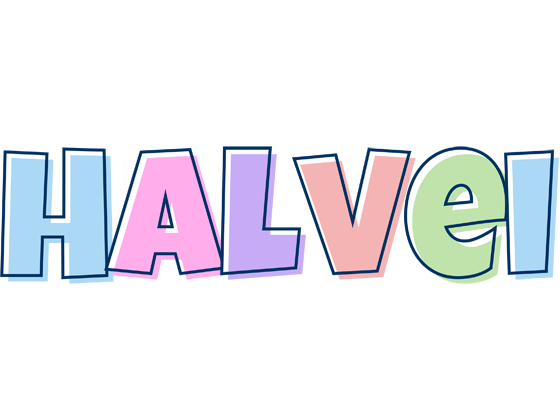 Halvei pastel logo