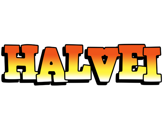 Halvei sunset logo