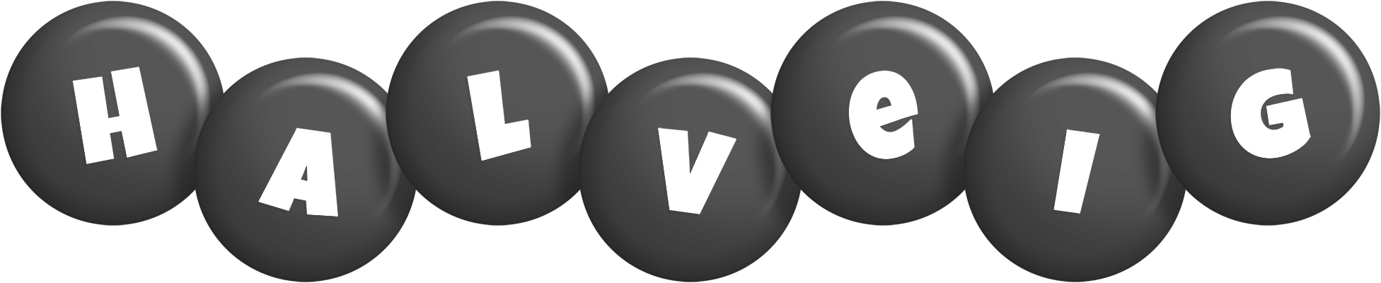 Halveig candy-black logo