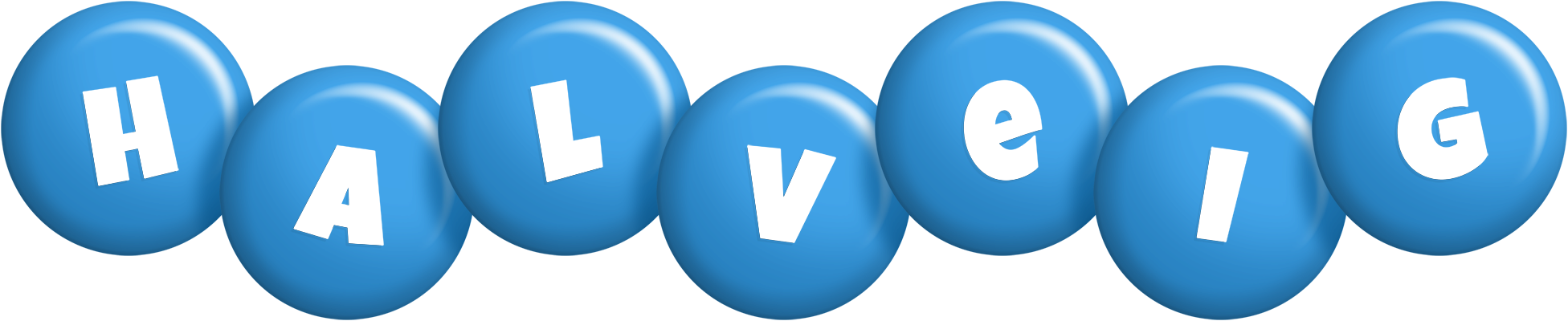 Halveig candy-blue logo