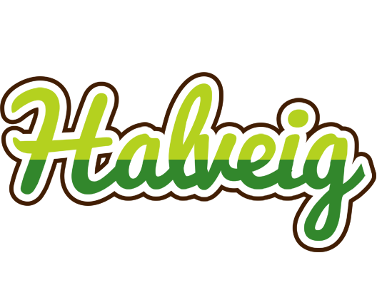 Halveig golfing logo