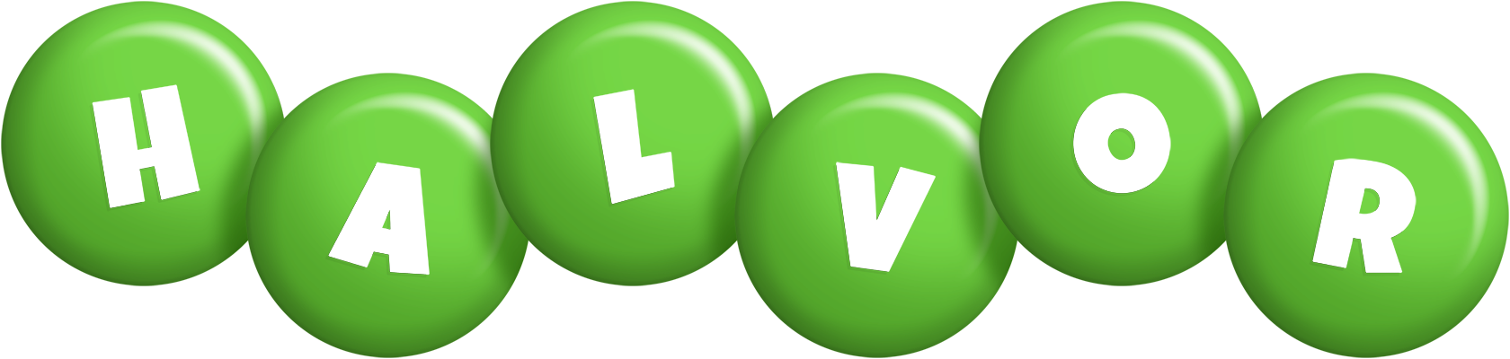 Halvor candy-green logo