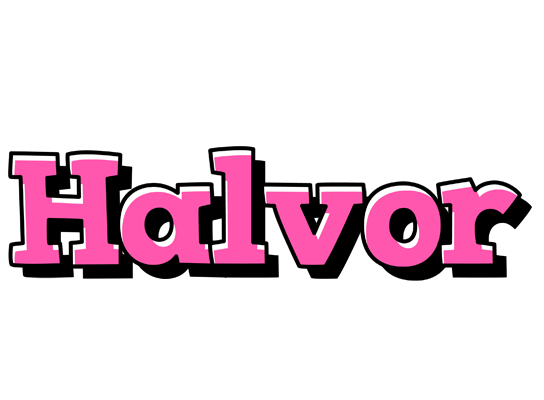 Halvor girlish logo