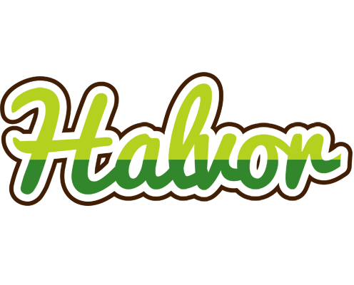 Halvor golfing logo