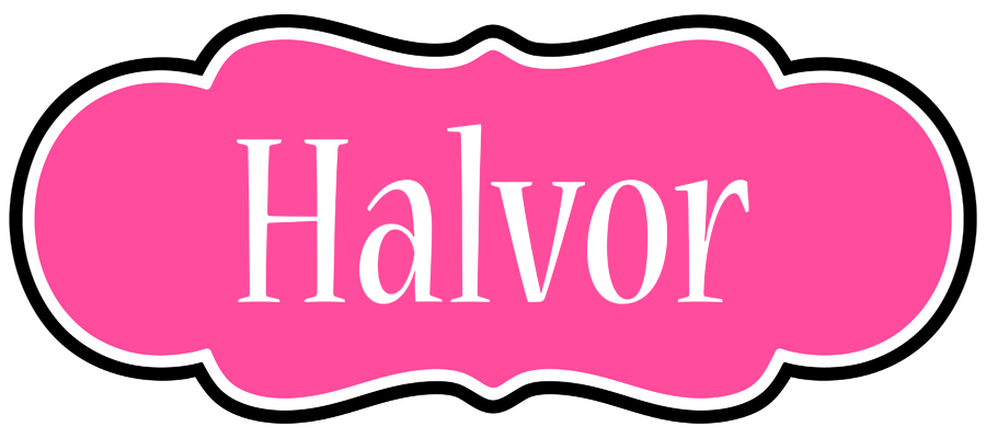 Halvor invitation logo