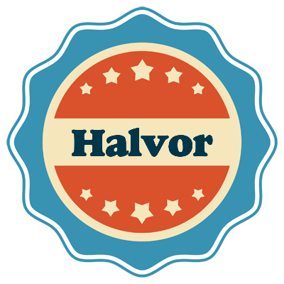 Halvor labels logo
