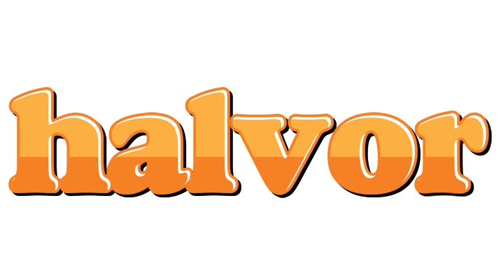 Halvor orange logo