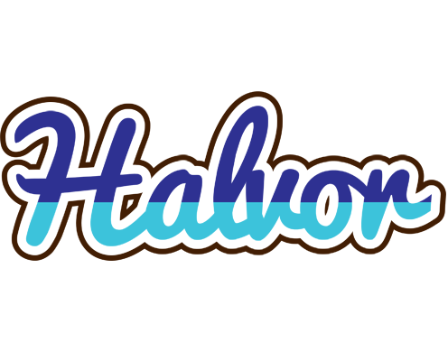 Halvor raining logo