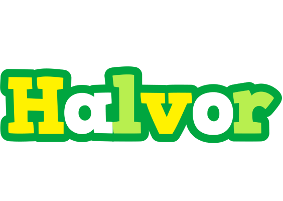 Halvor soccer logo