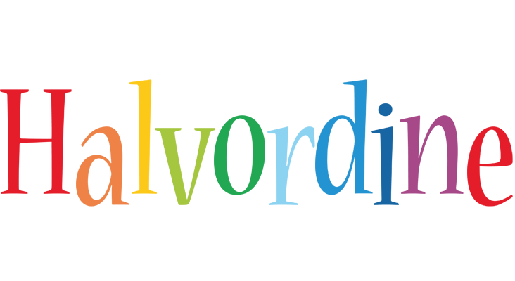 Halvordine birthday logo